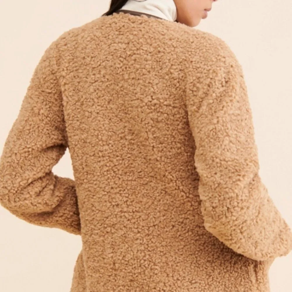 Faux Fur Toggle Coat by Avec Les Filles